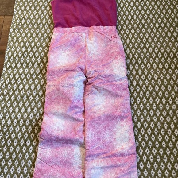 NEW MEDIUM 8-10 Arctix Kids Limitless Fleece Top Bib Overalls, Ombre Magenta - Picture 7 of 11